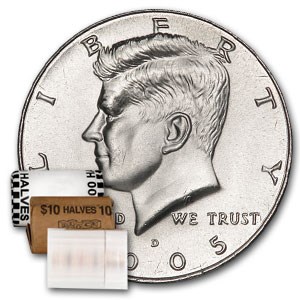 2005-D Kennedy Half Dollar 20-Coin Roll BU 2005-D Kennedy Half Dollar 20-Coin Roll BU